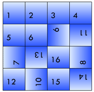 Number puzzle grid